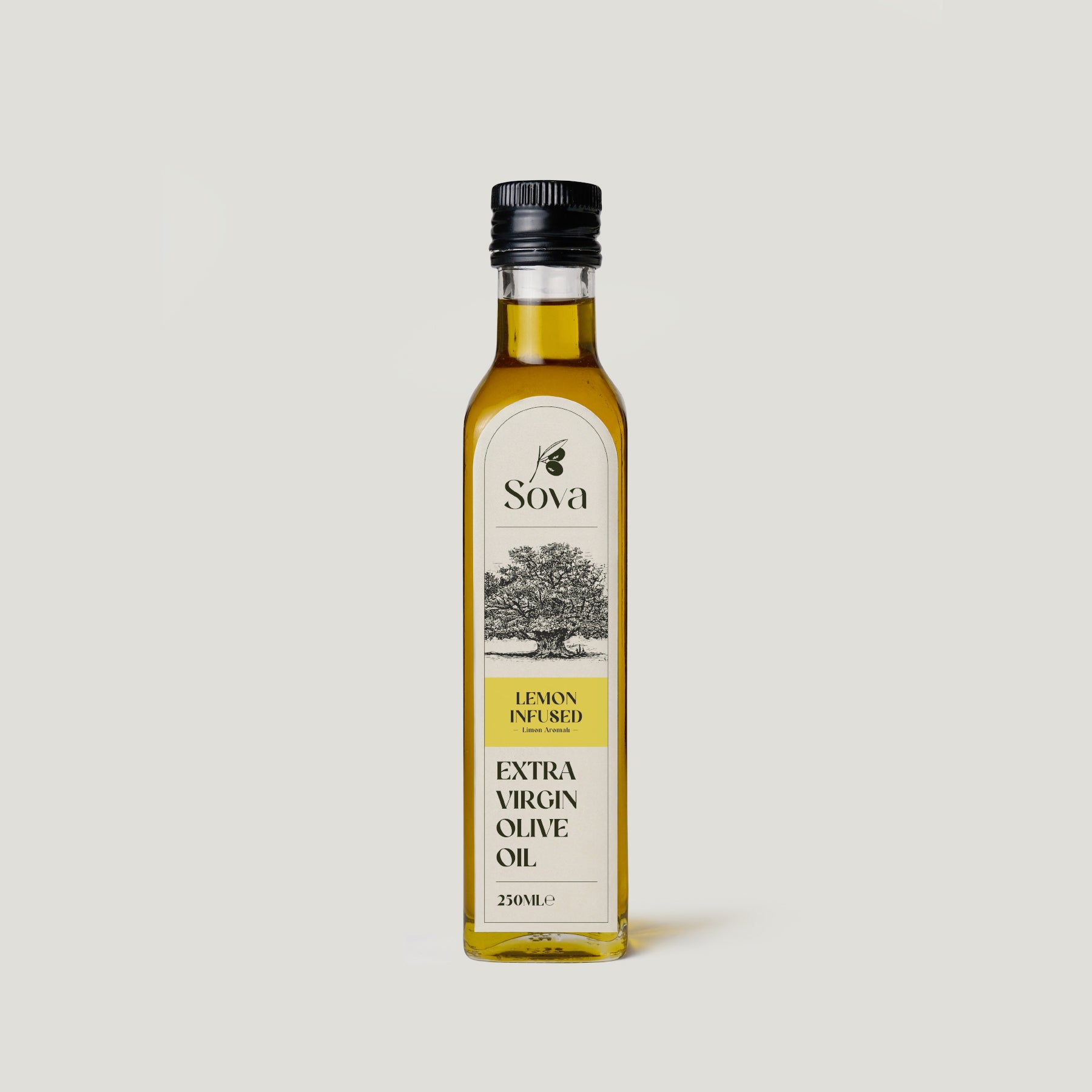 Sova Limon Aromalı Sızma Zeytinyağı 250 ml